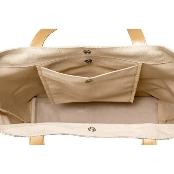 Cathy's Concepts Personalized " D " Silver Metallic Color Dipped Tote Bag - Picture 6 of 6